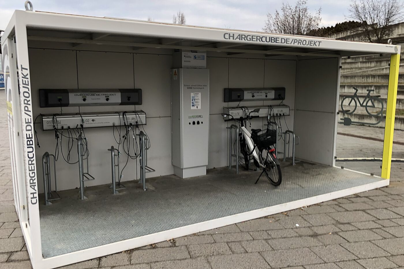 Chargercube an der Landesmesse Stuttgart