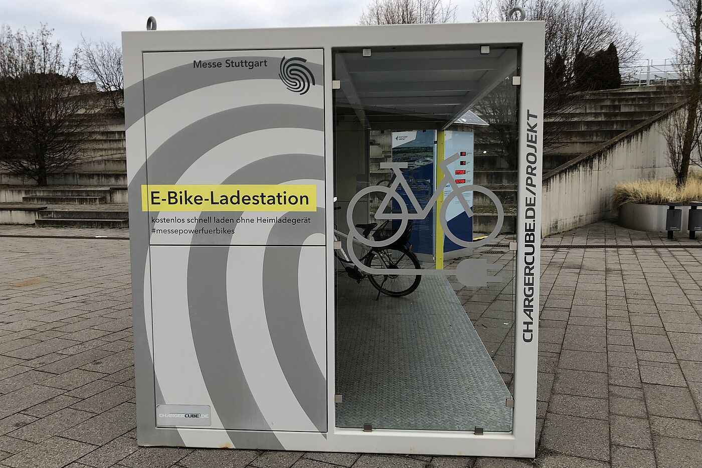 Chargercube an der Landesmesse Stuttgart