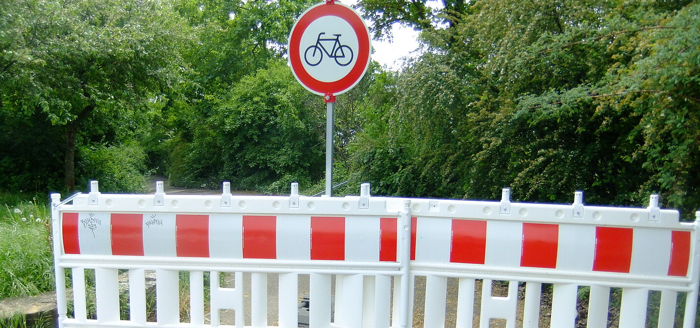 Radweg Ende -