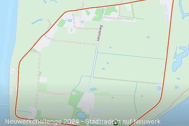 Die STADTRADELN-Runde auf Neuwerk