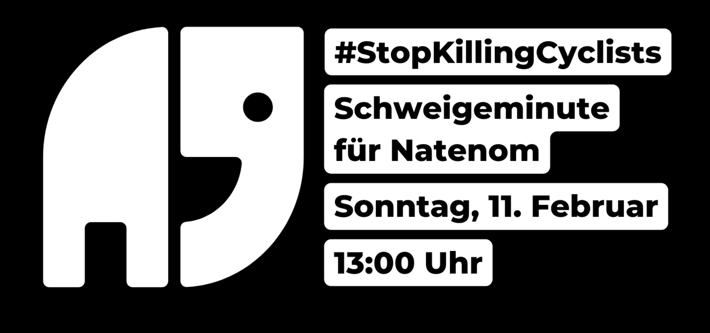Gedenkfahrt für Natenom Logo von @vri@social.anoxinon.de dazu ein Aufruf zur Schweigeminute am 11. Februar