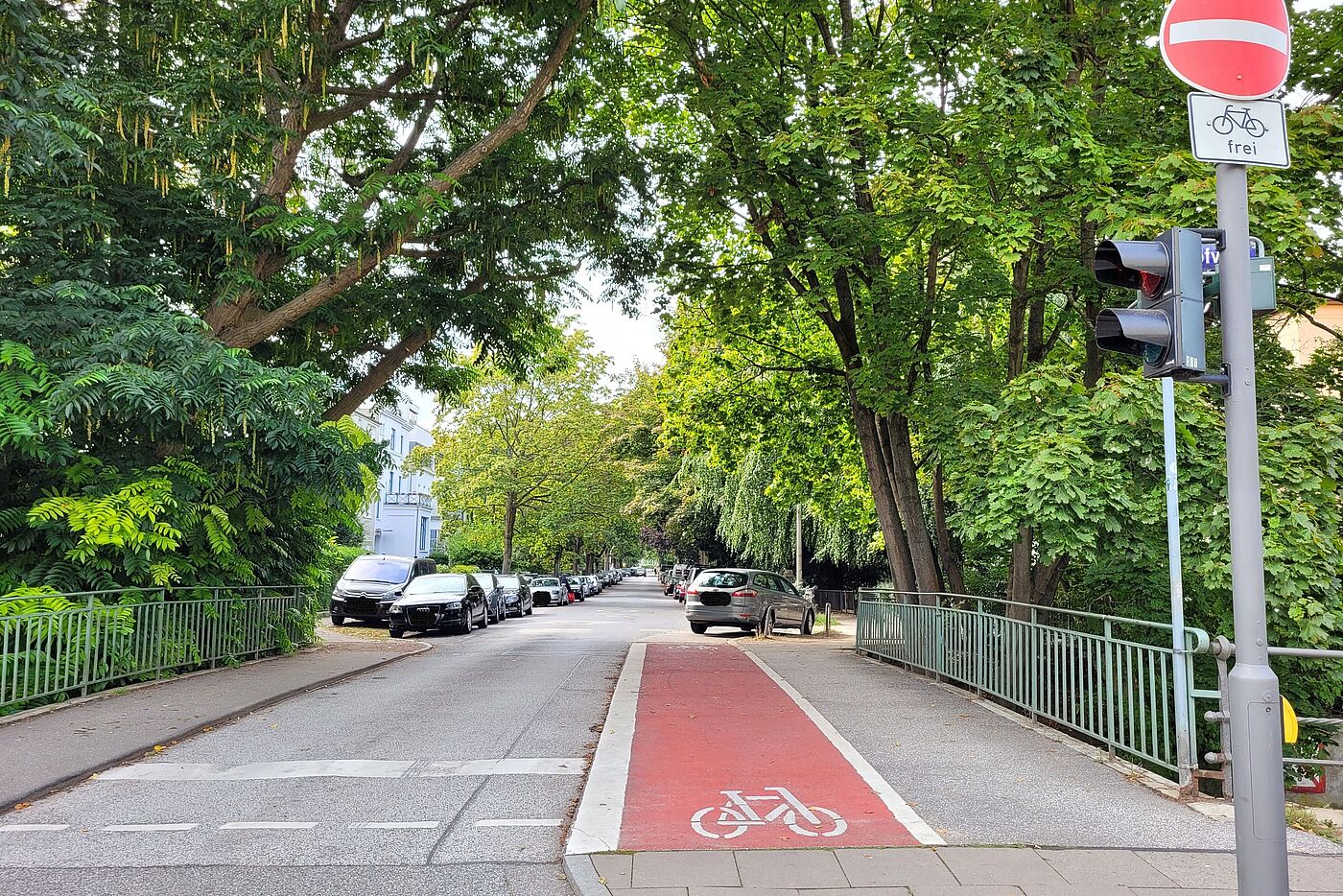 Fahrradweg An der Alster