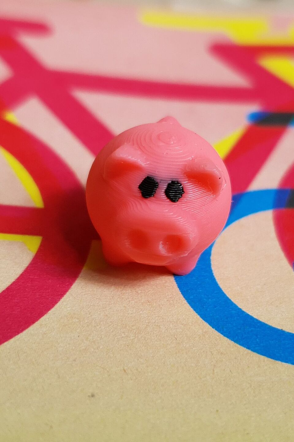 Schwein haben Ein kleines rosa Schweinchen auf eine STADTRADELN 2024 Werbebild