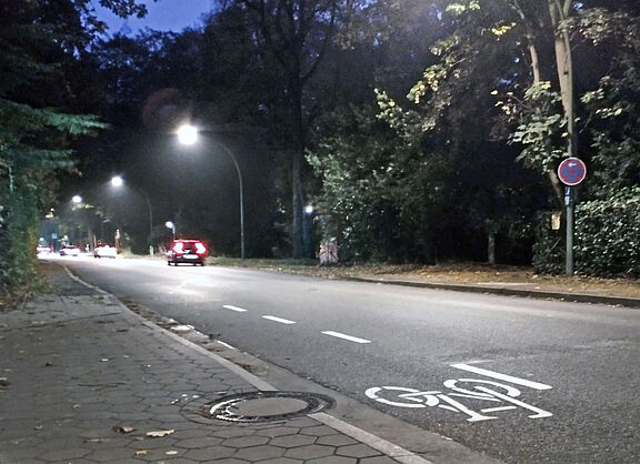 Elbchaussee, ein Albtraum für Radfahrende