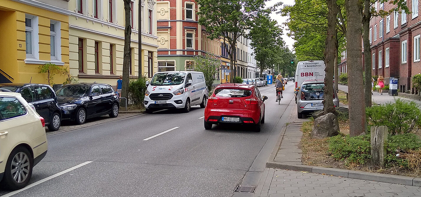 Heimfelder Strasse Verkehrssituation auf der Heimfelder Straße