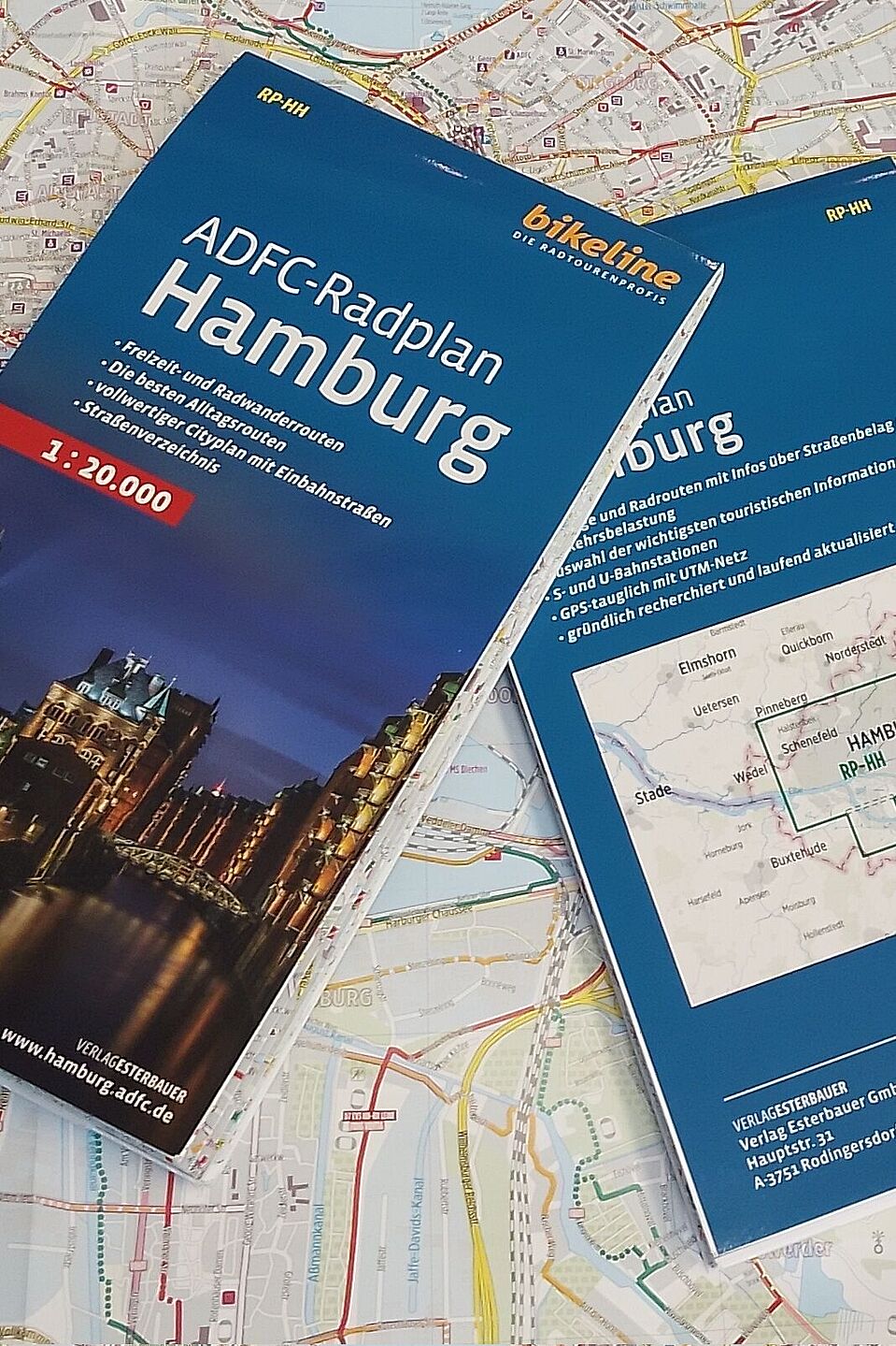 Radplan_Hamburg_Juli_2023 Bild von einer Fahrradkarte für Hamburg