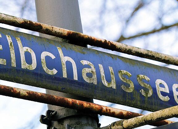 Elbchaussee Straßenschild