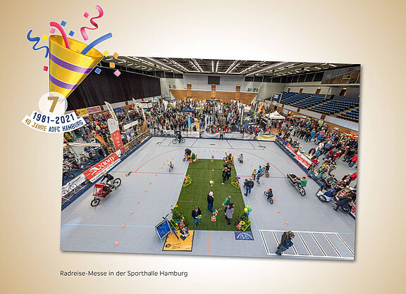 Radreise-Messe in der Sporthalle Hamburg, 2018