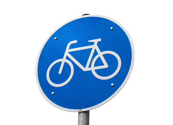 Verkehrszeichen Radweg