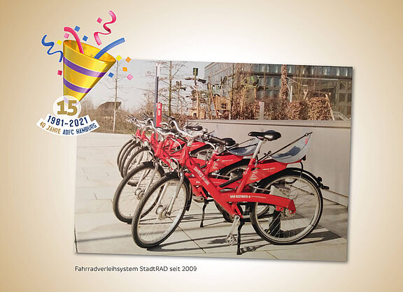 Fahrradverleihsystem StadtRAD seit 2009