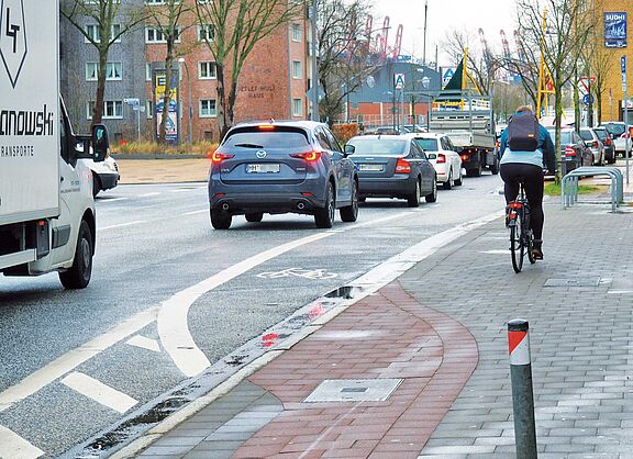 Steendiek, eine Strasse in Hamburg-Finkenwerder