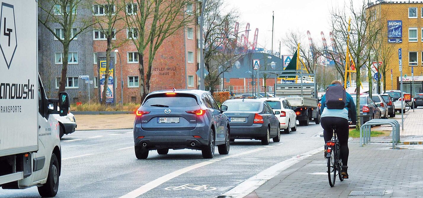 Steendiek, eine Strasse in Hamburg-Finkenwerder