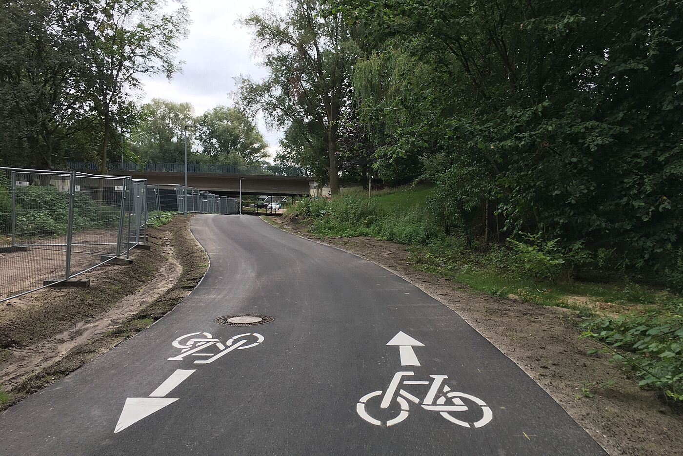 Radweg im Pergolenviertel