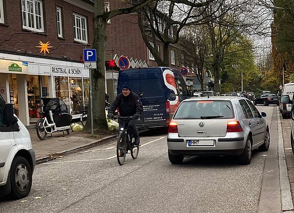 Die aktuelle Situation in Volksdorf, Claus-Ferck-Straße
