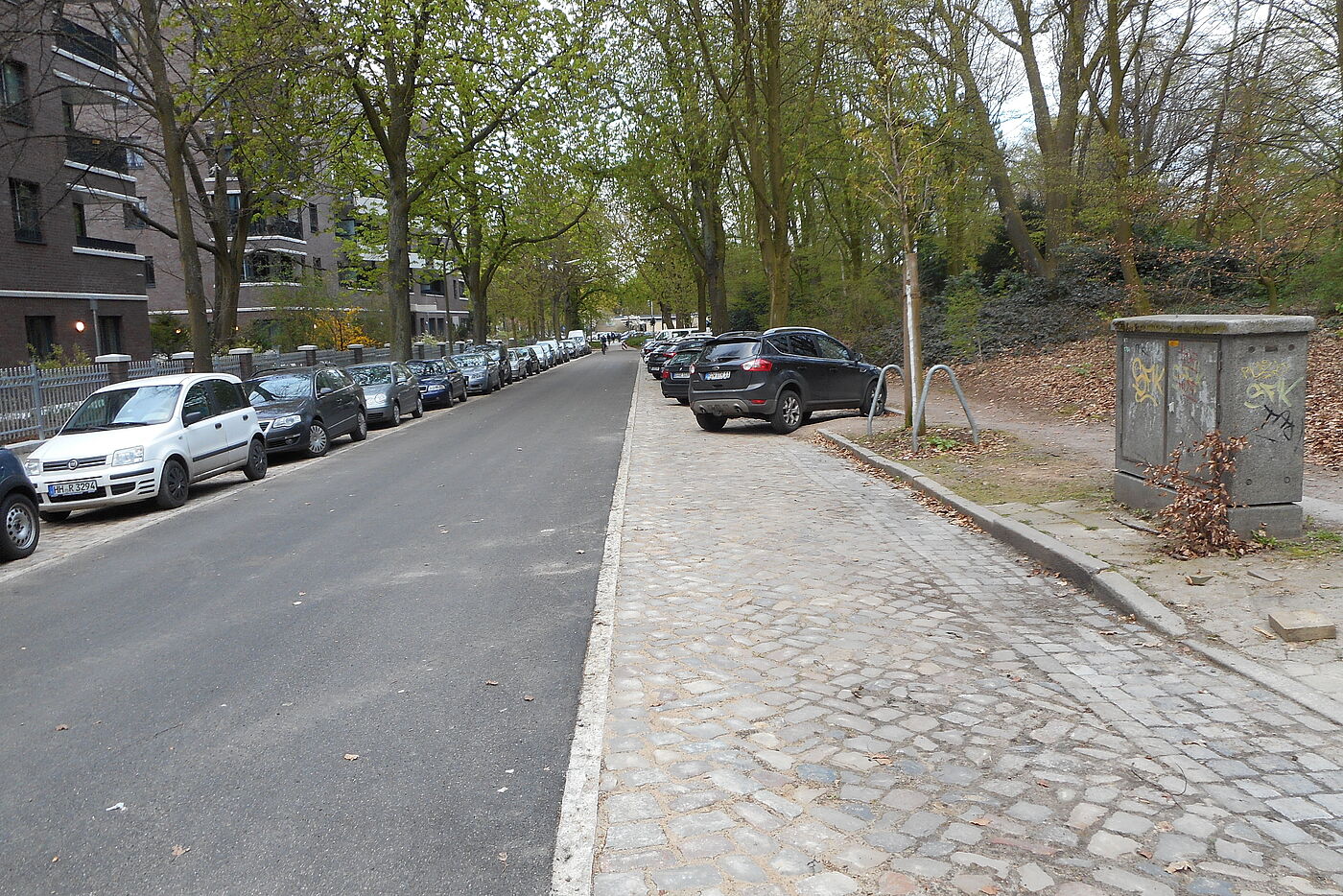 Das südliche Teilstück der Frickestraße