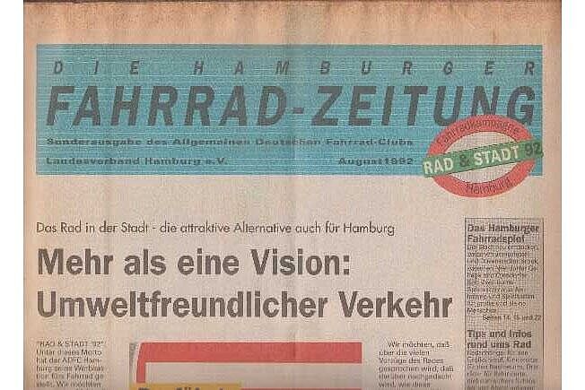 "Hamburger Fahrrad Zeitung" aus den 1990ern