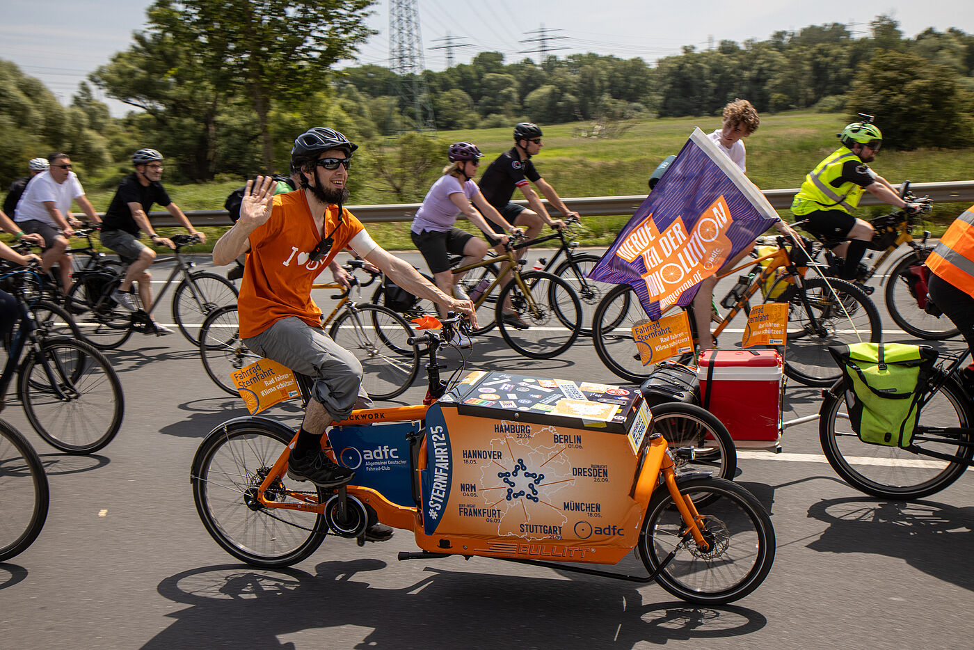 Sterfahrt-Bike des ADFC in Hamburg