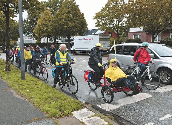 Die verkehrspolitische Radtour durch Harburg