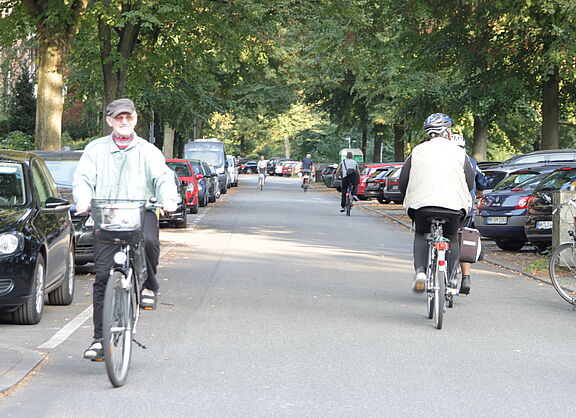 Lortzingstraße nach Asphaltierung