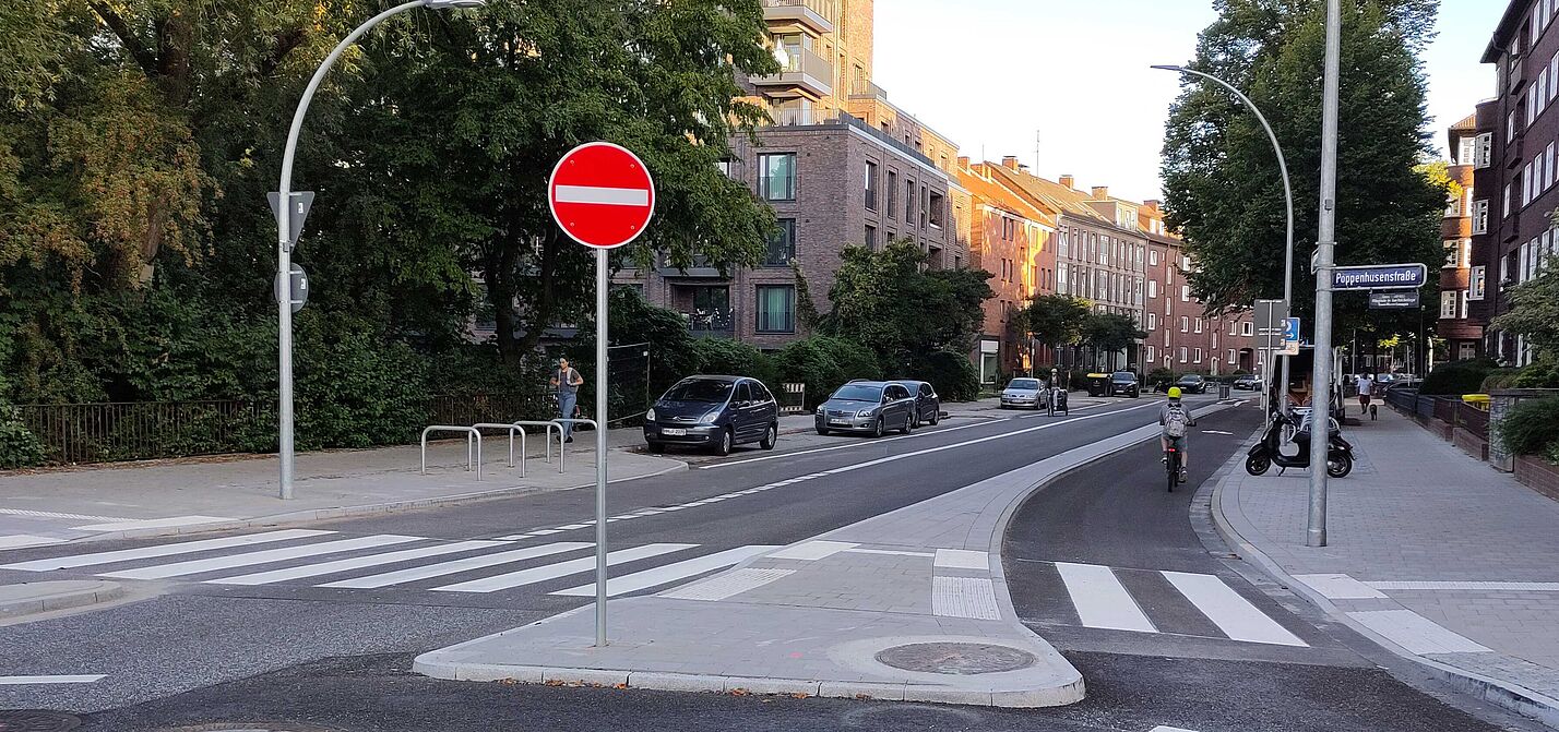 entgegen der Einbahnstrasse