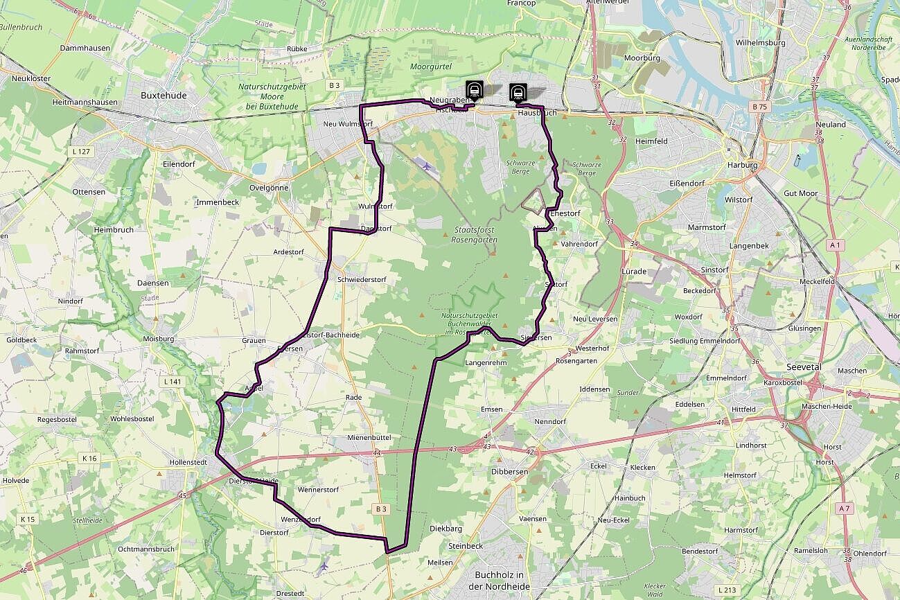 Übern Berg nach Appelbeck am See