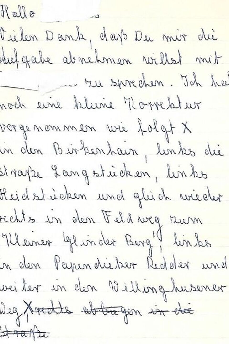 Radtouren Planung per Brief Radtouren Planung per Brief