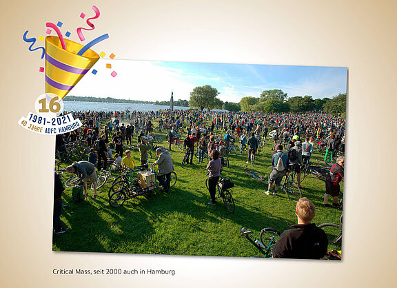 Critical Mass, seit 2000 auch in Hamburg