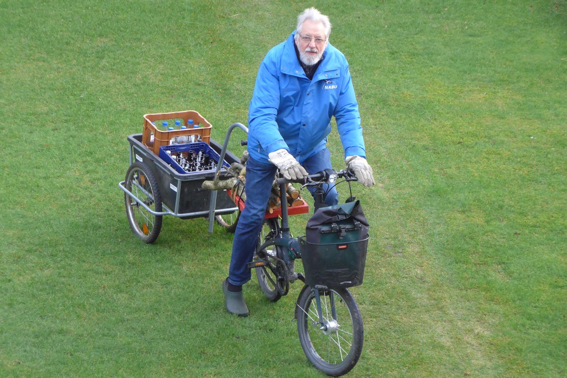 immer mit dem Fahrrad