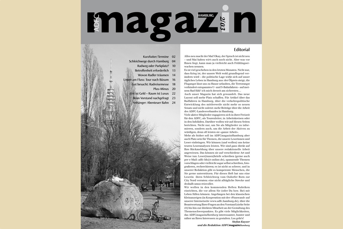 "ADFC-Magazin Hamburg" 02/2003