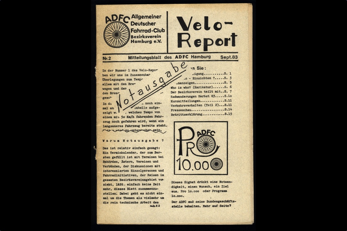 „Velo-Report“ aus 1983