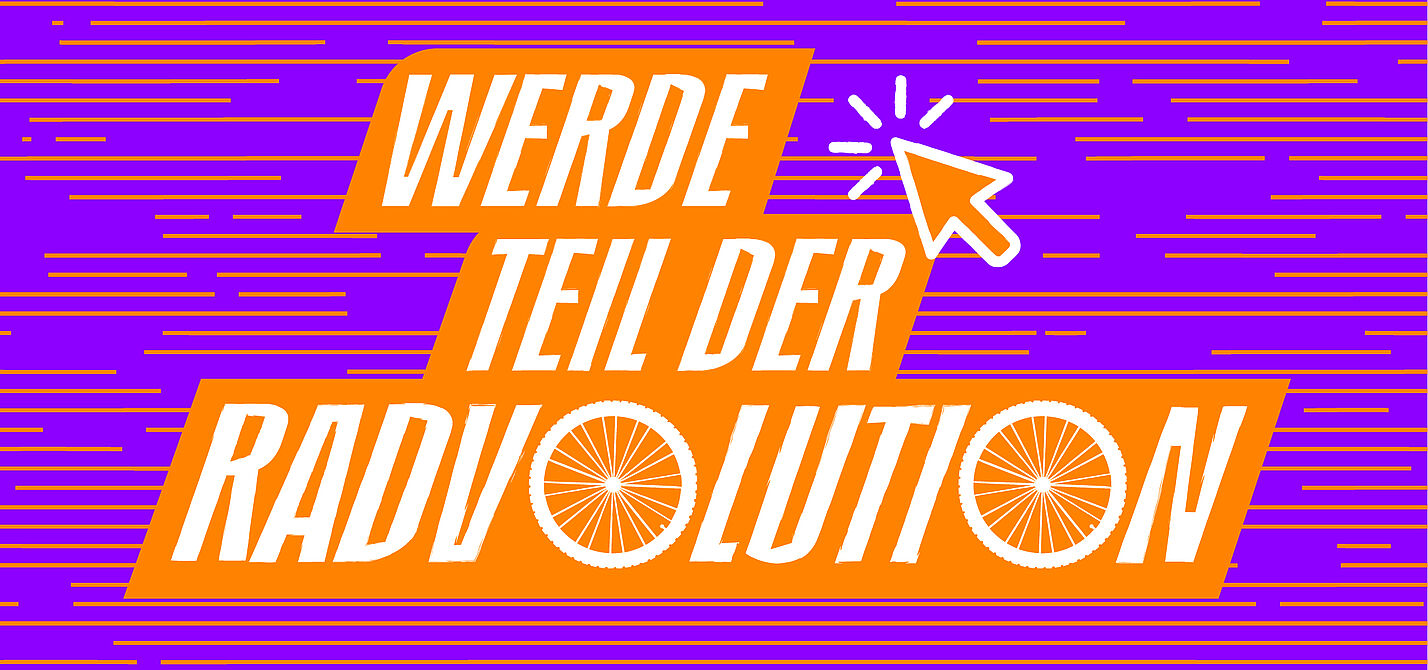 ADFC-Kampagnenlogo Werde Teil der Radvolution