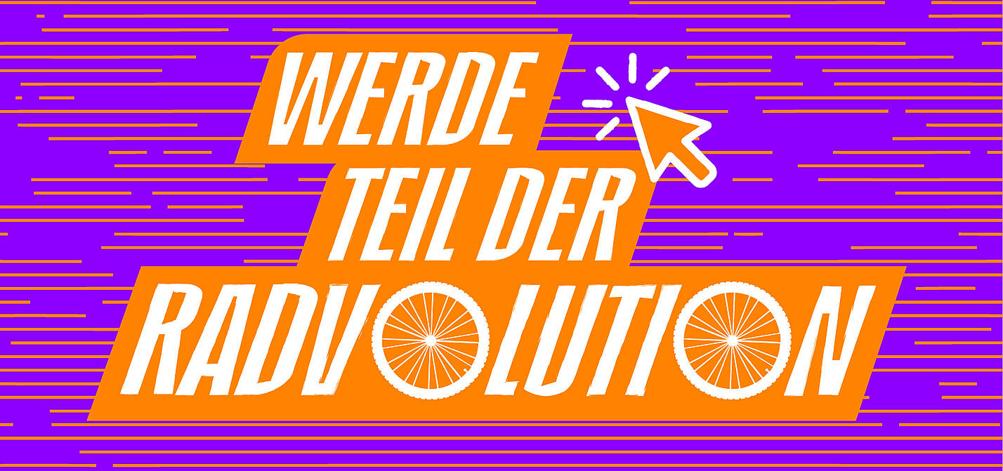 ADFC-Kampagnenlogo Werde Teil der Radvolution