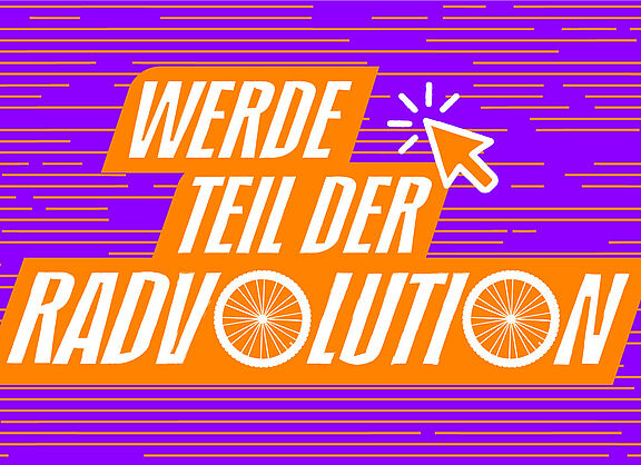 ADFC-Kampagnenlogo Werde Teil der Radvolution