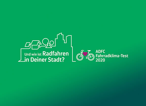 Fahrradklima-Test Keyvisual grün